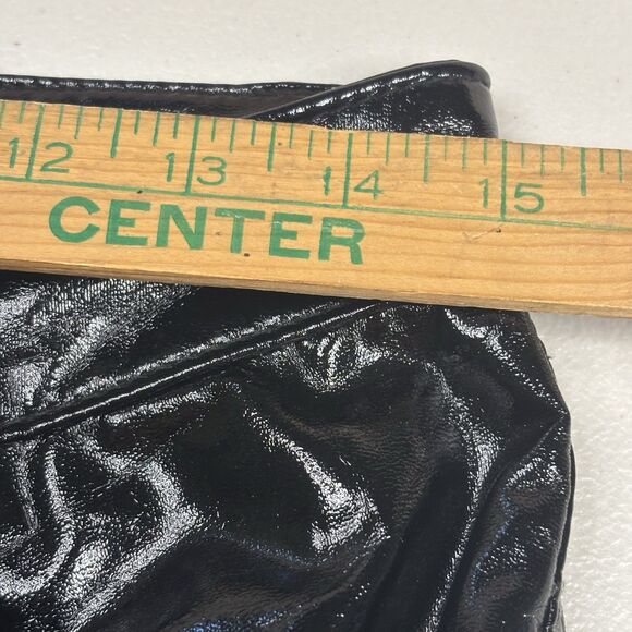 Tripp NYC Pants Mens 28 Black Skinny Leg Grunge Goth Vinyl 90s Vampire Punk - Picture 10 of 12